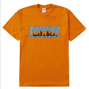 🔥SUPREME X THRASHER SKYLINE TEE🔥